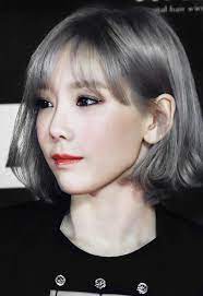 Taeyeon Leader Snsd Taeyeon Short Hair Champagne Hair Color Champagne Hair