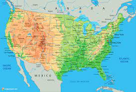 Mapa De Usa Con Nombres De Los Estados Mapas De Estados Unidos Para Imprimir - Etapa Infantil