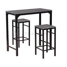 They come from several different designs, styles, and materials. B01030 Bar Height Dining Table And Stool Set Shopee Philippines