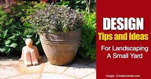 They're also easier to maintain than larger spaces, requiring less. Design Tips And Ideas Landscaping A Small Yard And Using Space Wisely