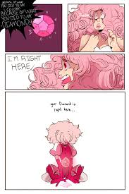 Headcanon That Pink Diamond Can See Everything Happening From Inside Her Gem Steven Universe Steven Universe Theories Steven Universe Diamond Steven Universe Comic