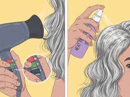 Even blending gray hair with highlights and lowlights can damage your locks. 3 Ways To Enhance Grey Hair Wikihow