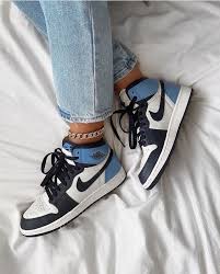 The Air Jordan 1 High Obsidian University Blue Is A 2019 Release Of The Legendary Silhouette In A Colorway Insp In 2020 Nike Shoes Women Fresh Shoes Jordan Shoes Girls