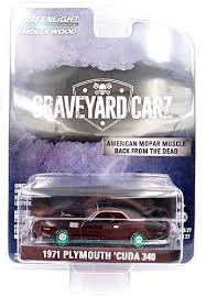 I have watched graveyard carz on velocity tv, but it's not one that i follow that closely.however, if you've got the bucks, you could probably be part of the filming, or at least your future car will. Plymouth Cuda 340 Graveyard Carz 2012 Greenlight 1 64
