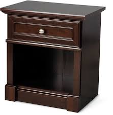 Cherry 1 Drawer Nightstand Updated Classic In 2020 Nightstand Sauder Woodworking Shelves In Bedroom