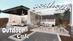 Mar 21, 2022 · clotted cream tiles contrast with dark wooden panelling and ornate and rattan vases and pots, each filled with lush greeney. Bloxburg Cute Outdoor Cafe Youtube