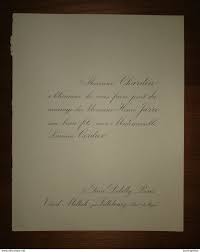 Il permettra à vos invités de se faire une idée de l'ambiance future de votre mariage. Wedding Faire Part Mariage 1908 Jarre Cordier Paris Dijon Oued Mellah Villebourg Algerie