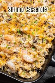 A casserole, probably from the archaic french word casse meaning a small saucepan, is a large, deep dish used both in the oven and as a serving vessel. Cheesy Shrimp Casserole Home Made Interest