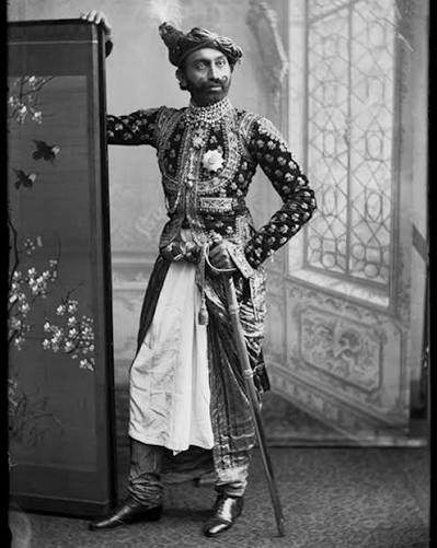 Thakore Saheb of Rajkot princely state portrait