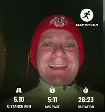 Good Morning Running friends from a very cold Dublin town Day 1861 and 5kms  done and its only Tuesday #runwithal #runhappy #runstreak Have a great day  everyone and stay safe 😊