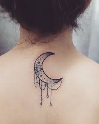 Moon mandala tattoo
