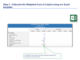 discounted cash flow analysis example dcf model template