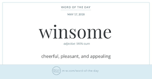 Word Of The Day Winsome Old English Words Unusual Words Uncommon Words