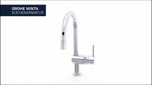 Waschtische für das pflegepersonal sind damit ebenso ergonomisch ausgestattet wie küchenspülen und bäder für patienten oder die. Grohe Minta Die Kuchenarmatur Die Eleganz Und Funktionalitat Vereint Youtube