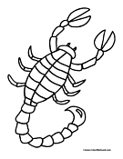 In addition there are some of the most. Scorpion Coloring Pages