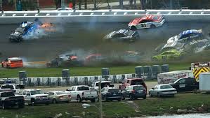 Ryan newman was involved in a fiery crash in the final laps of the daytona 500 on monday, as his car crashed into the wall and flipped over into the infield denny hamlin raced ahead for the victory after newman's crash. 5ymayrijwpymlm