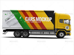 Free mockup in psd format. 25 Truck Mockups Free Premium Psd Ai Eps Vector Png Download