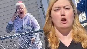 DONNA VS TINA ON FRONT LAWN!