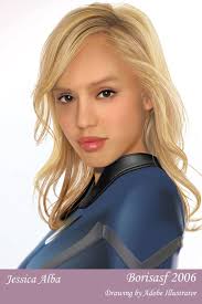 Jessica Alba Fantastic 4 by borpan