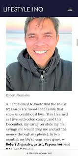 BABALA SA PUBLIKO: MAG-INGAT PO TAYONG LAHAT. “I am blessed to know that  the truest treasures are friends and family that show unconditional love.  This I learned as I live with colon