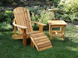 Adirondack Chair With Leg Rest And Side Table Teak Adirondack Chairs Adirondack Chair Plans Adirondack Chair