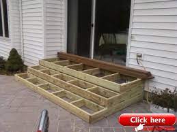 All of these are nice options, and often times which are selected will depend on what fits the house and yard the best, design taste, material preferences, and budget. Wooden Patio Steps Porch Stairs 2019 Deck Ideas Patio Stairs Patio Steps Diy Patio