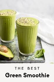 The Best Green Smoothie Recipe With Avocado Ambitious Kitchen Recipe Green Smoothie Recipes Smoothie Recipes Healthy Green Smoothies