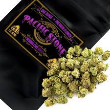 They have a good selection of material and offer delivery service. 28g Wedding Cake Indica Strain Pacific Stone