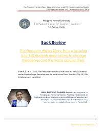 Jadilah yang pertama mengulas diary teacher keder batalkan balasan. Pdf The Freedom Writers Diary How A Teacher And 150 Students Used Writing To Change Themselves And The World Around Them Luisse Zanther Carreos Academia Edu
