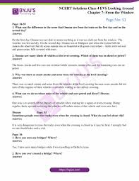 Class 3 evs chapter 1 i poonam's day out worksheet i class 3 environmental studies. Ncert Solutions Class 4 Evs Chapter 7 From The Window The Advansity Portal For Everyone Affinity Till Infinity