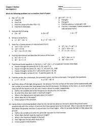 There is one type of problem in this exercise: Graphing Quadratics In Vertex Form Worksheet 1 Answer Key Rpdp Quadratic Function Vertex Form 2019 07 01