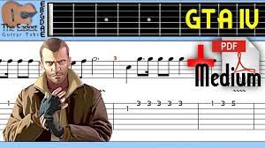 The Easiest Guitar Tabs Gta Iv Theme Soviet Connection Medium Guitar Tabs Guitar Easy Guitar Tabs
