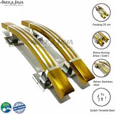 Selain itu bahan pembuat handle pintu juga bervariasi. Handle Pintu Rumah Panjang 35 Cm Warna Kuning Emas Gold Gagang Pintu Rumah Tarikan Pintu Rumah Pegangan Pintu Rumah Terbaru Minimalis Murah Lazada Indonesia