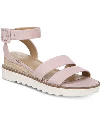 Franco Sarto Connolly Wedge Sandals Light Pink Sandalia