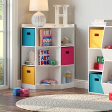 Kids bedroom wall shelves 3 white display shelving unit set. White Baby Kids Bookcases Free Shipping Over 35 Wayfair