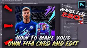 Or make one for your friends. How To Make Fifa Cards And Edits Competition Fifa 21 Graphic Design With Templates Youtube
