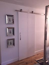 Masonite 36 In X 84 In Melrose Primed Interior Sliding Barn Door Slab With Hardware Kit 47590 The Home Depot In 2020 Barn Door Interior Sliding Barn Doors Sliding Door Hardware