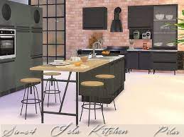 isla kitchen by pilar at tsr sims 4 updates sims 4 cc meubles maison sims mobilier de salon