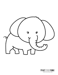 Plus, it's an easy way to celebrate each season or special holidays. 14 Cute Cartoon Elephant Coloring Pages To Print Print Color Fun