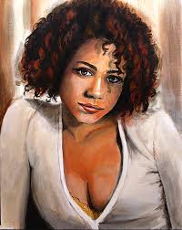 Nathalie Emmanuel Adult Pull-Over Hoodie by Steve Ellenburg