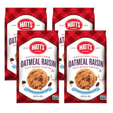 Soak raisins in hot water. Amazon Com Matt S Cookies Oatmeal Raisin Soft Baked Cookies All Natural Ingredients Non Gmo 14 Oz Bag 4 Count Grocery Gourmet Food