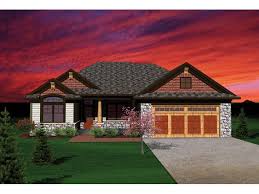 The Only Things I Like About This One Are The Location Of The Stairs And The Laundry Room M Ranch Style House Plans Craftsman Style House Plans Craftsman House