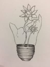 A boat by the island by david. Chs Art On Twitter Art Of The Day Ms Venable S Flowers In A Light Bulb Drawing Creativecardinals Art Drawing