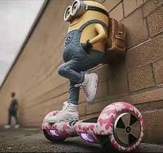 Tuff Minion on Hoverboard | TikTok