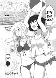 A yuri couple does exhibitionism at the beach - Page 3 - Comic Porn XXX