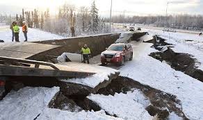 The alaska earthquake was a subduction zone (megathrust) earthquake, caused by an oceanic plate sinking under a continental plate. Alaska Earthquake Alaska Hit By 18 Earthquakes After Huge 7 0 Quake Hits Anchorage World News Express Co Uk