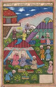 persian style art handmade ottoman turkish watercolor paper miniature painting miniature painting islamic art museum handmade ottomans