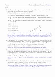 Work Power And Energy Worksheet Beautiful Physics Work And Energy Worksheet Solutions In 2020 Work Energy And Power Energy Work Energy Science Lessons