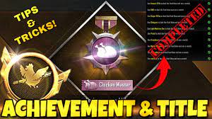 How To Complete Chicken Expert Achievement And Title In Pubg Mobile Youtube