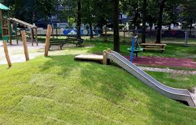 Der Spielplatz Im Wollepark In Delmenhorst Ist Fertig Spielplatz Projekte Im Freien Park